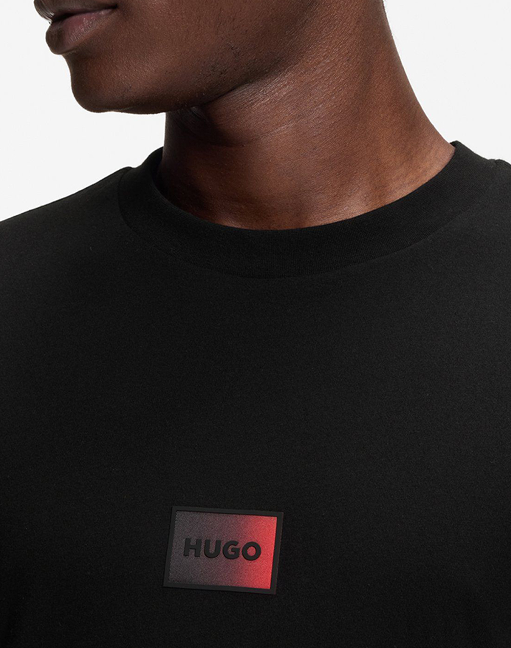 Hugo Danotie 10266462 01 50553124-001 Black ανδρικά ρούχα μπλούζες T-Shirt Politikos Shop Πολιτικός
