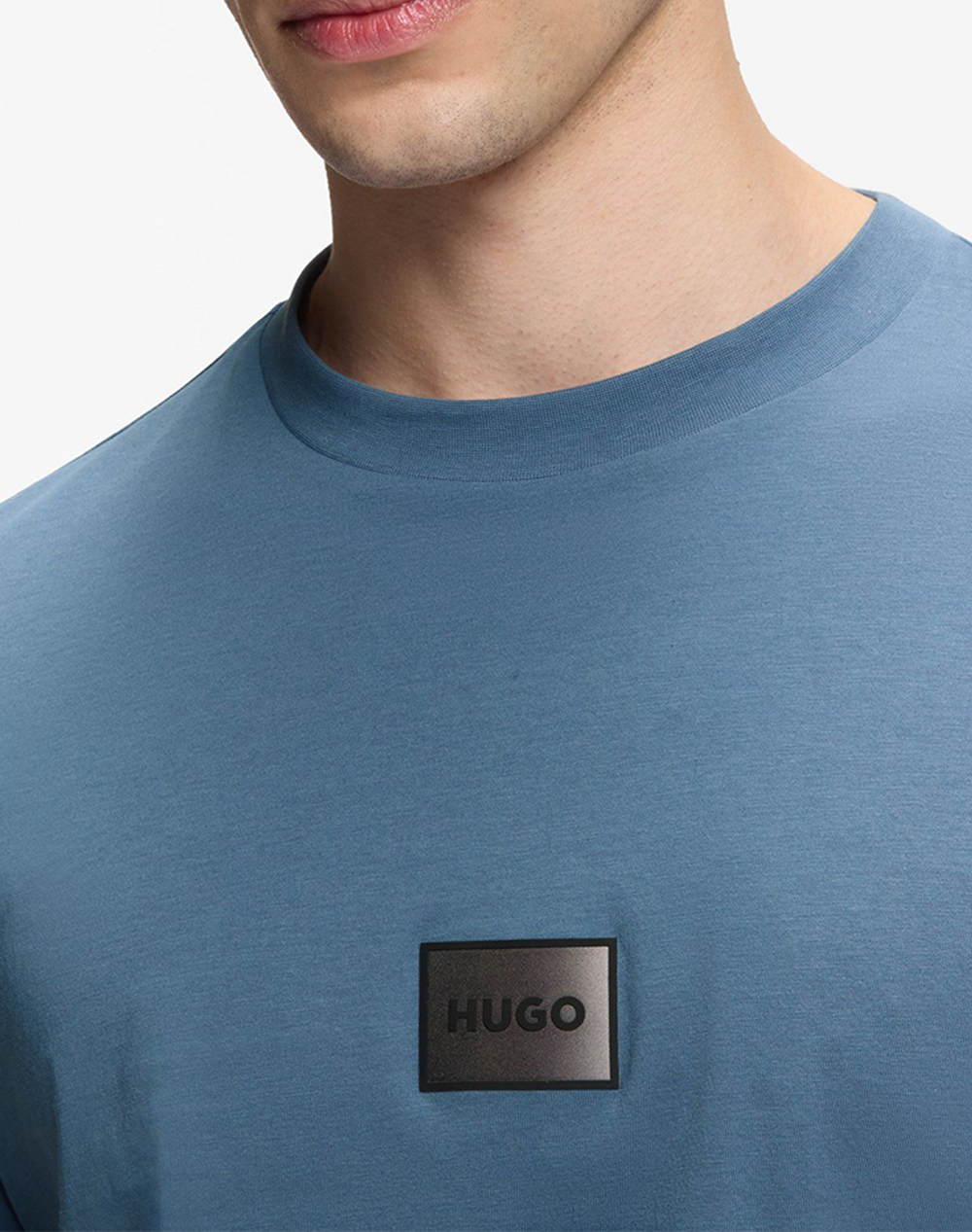 Hugo Danotie 10266462 01 50553124-496 Blue ανδρικά ρούχα μπλούζες T-Shirt Politikos Shop Πολιτικός