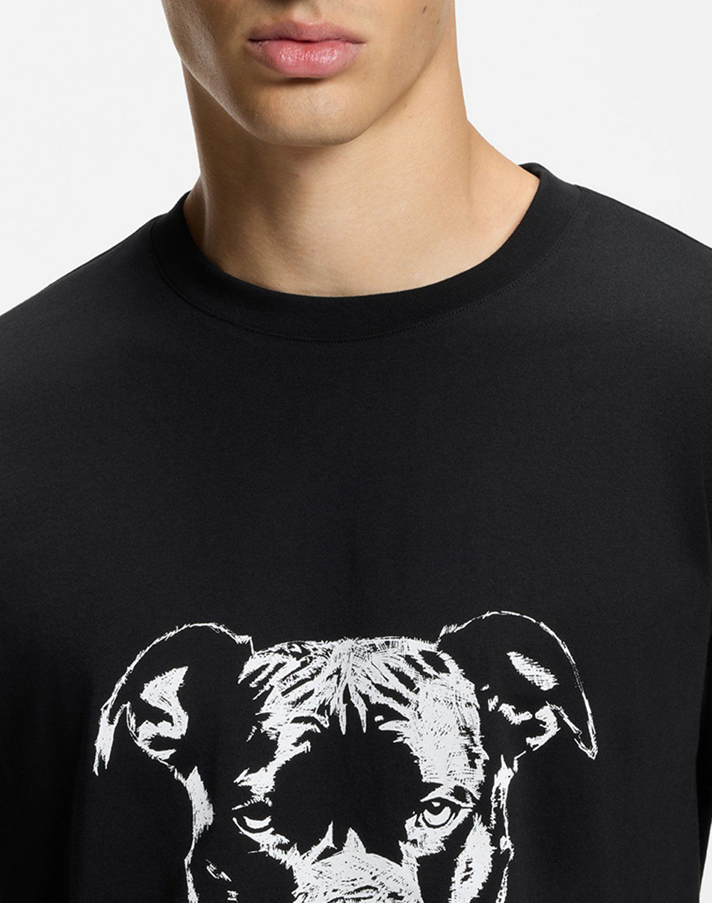 Hugo Dubrox 10258299 01 50553779-001 Black ανδρικά ρούχα μπλούζες T-Shirt Politikos Shop Πολιτικός