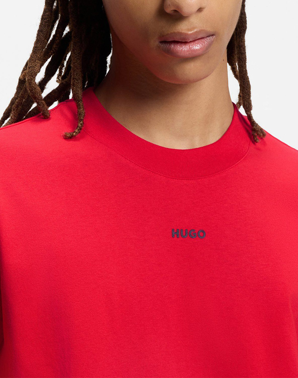 Hugo Dapolino 10248326 01 50488330-693-693 Red ανδρικά ρούχα μπλούζες T-Shirt Politikos Shop Πολιτικός