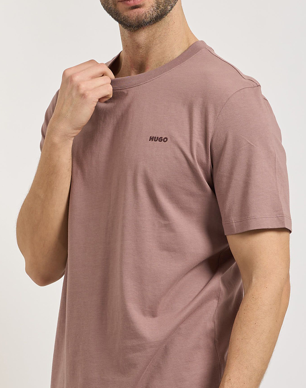 Hugo Dero222 10229761 01 50466158-236-236 Deeppink ανδρικά ρούχα μπλούζες T-Shirt Politikos Shop Πολιτικός