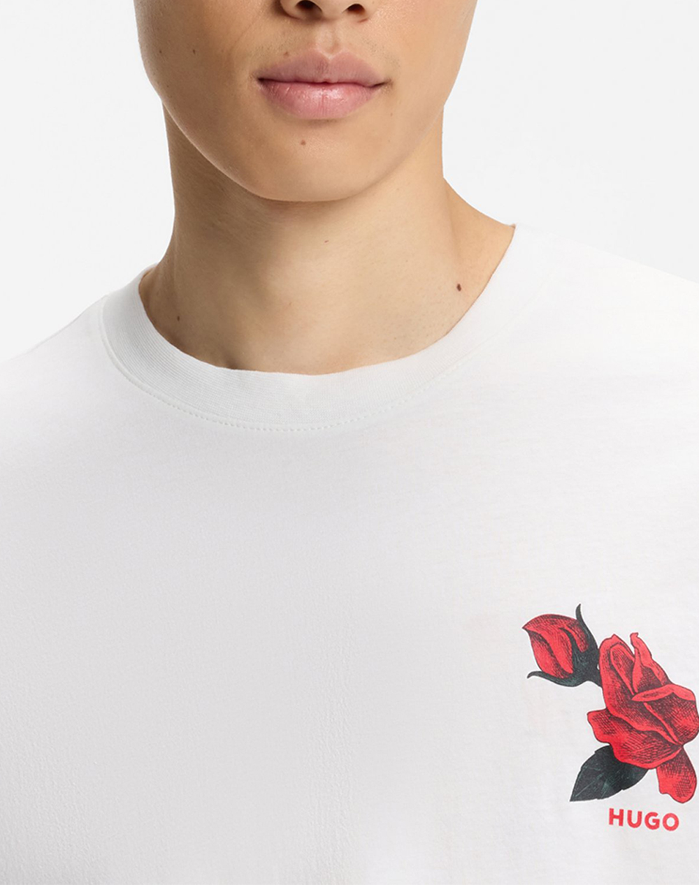 Hugo Dikerd 10258299 01 50564024-102 Offwhite ανδρικά ρούχα μπλούζες T-Shirt Politikos Shop Πολιτικός