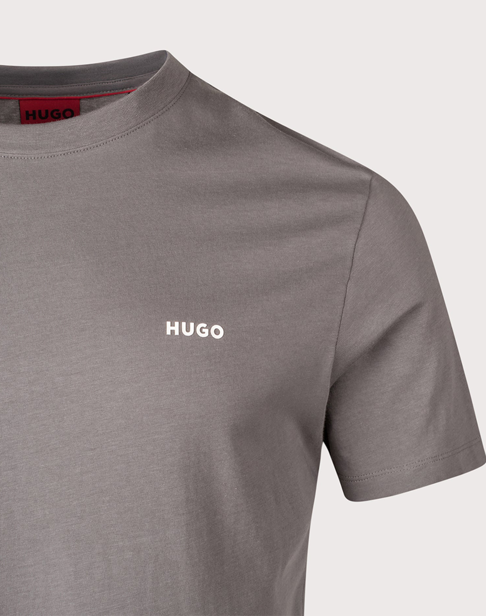 Hugo Dero222 10229761 01 50466158-025-025 Gray ανδρικά ρούχα μπλούζες T-Shirt Politikos Shop Πολιτικός