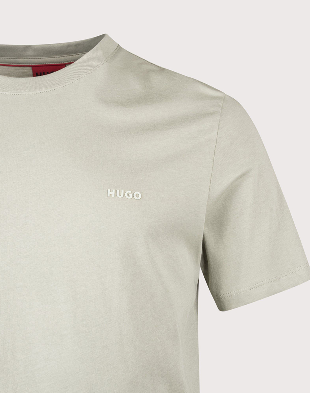 Hugo Dero222 10229761 01 50466158-337-337 Lightgreen ανδρικά ρούχα μπλούζες T-Shirt Politikos Shop Πολιτικός