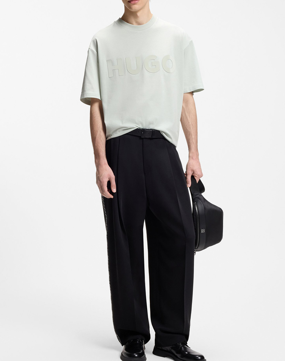 Hugo Dinkee 10259511 01 50525765-331-331 Mintgreen ανδρικά ρούχα μπλούζες T-Shirt Politikos Shop Πολιτικός
