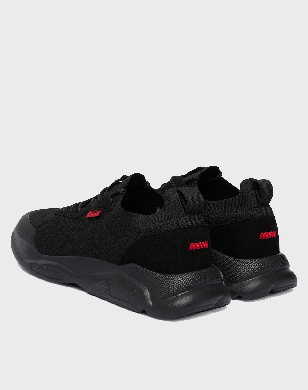 Hugo Leon Runn Mfkn 10267019 01 50557868-006 Black ανδρικά αθλητικά παπούτσια Politikos Shop Πολιτικός