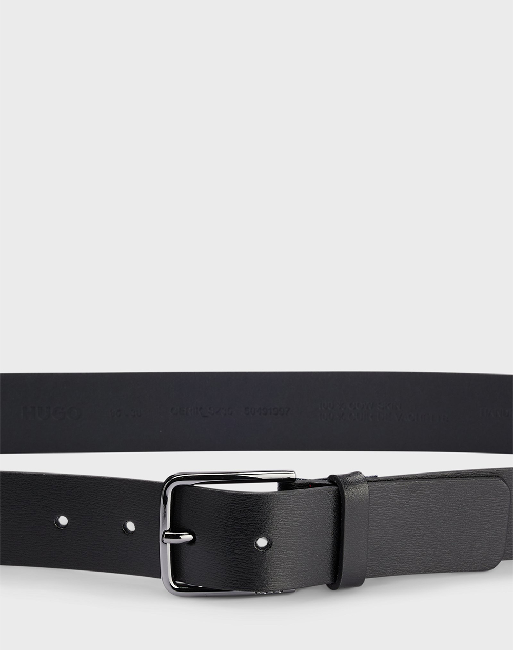 Hugo Gerik Sz35 10249654 01 50491997-001 Black ανδρικά αξεσουάρ Ζωνες Politikos Shop Πολιτικός