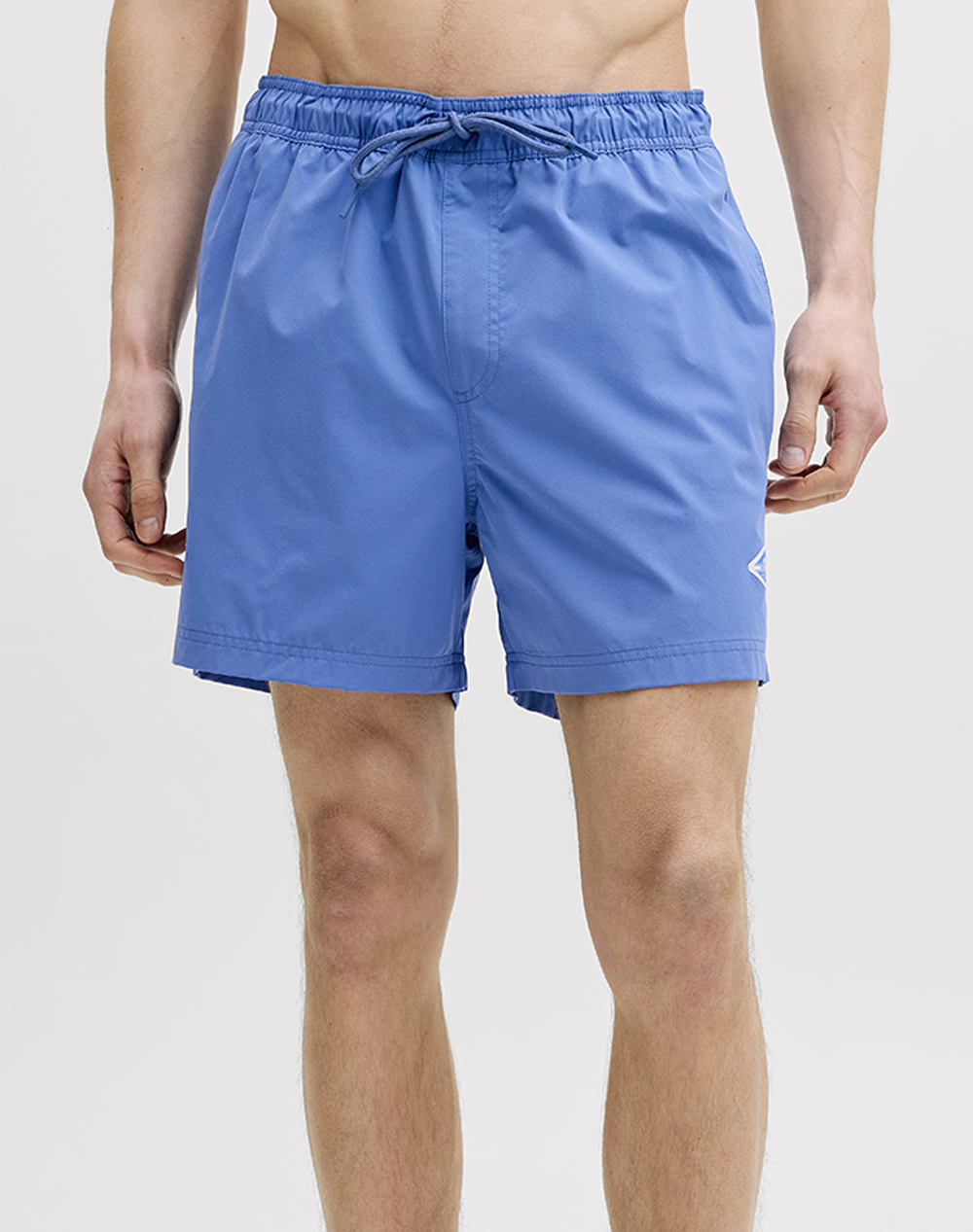 JACK&JONES JPSTMAUI TROPIC SOLID SWIM SHORTS REG SN 12291385-Delft Blue