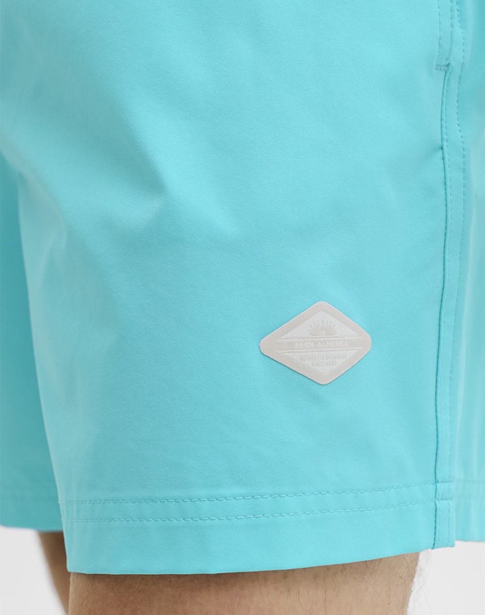 Jack Jones Jpstmaui Tropic Solid Swim Shorts Reg Sn 12291385-Scuba Blue Veraman ανδρικά ρούχα μαγιό Σορτς Politikos Shop Πολιτικός