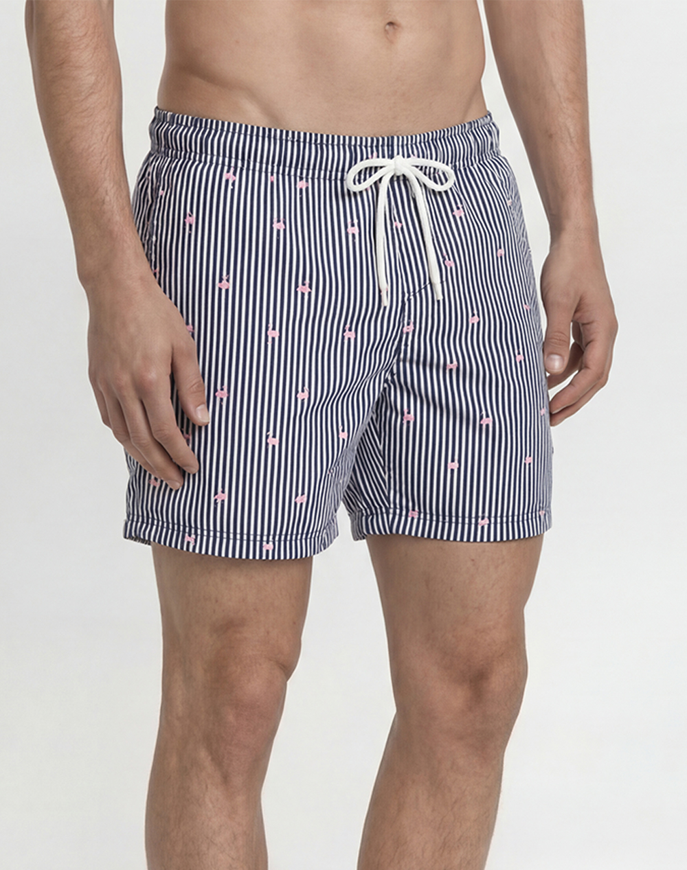 JACK&JONES JPSTMAUI BREEZE MINI STRIPE SWIM SRT SN 12291425-Navy Blazer NavyBlue