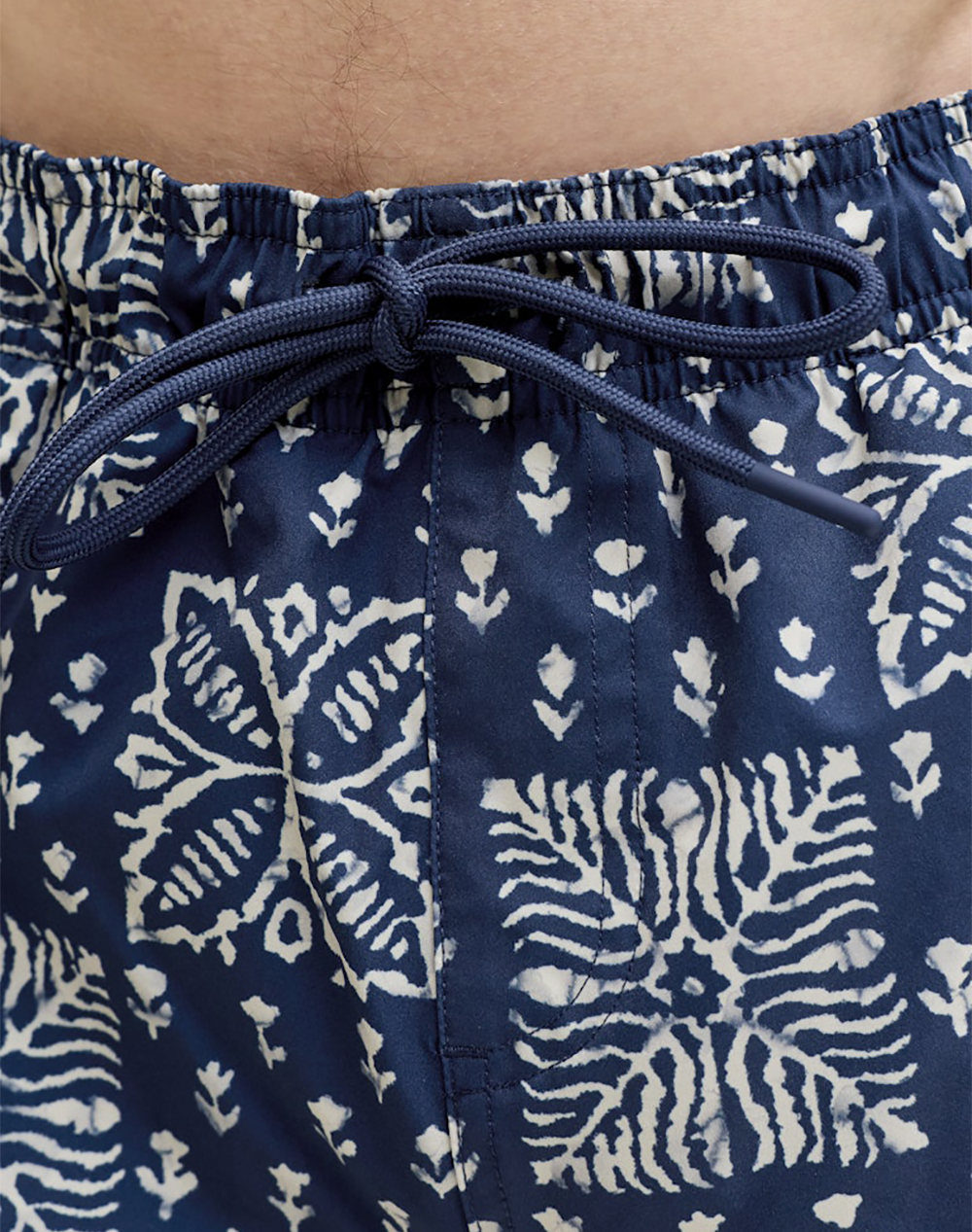 Jack Jones Jpstmaui Shell Aop Swim Shorts Reg 12291808-Pageant Blue Darkblue ανδρικά ρούχα μαγιό Σορτς Politikos Shop Πολιτικός