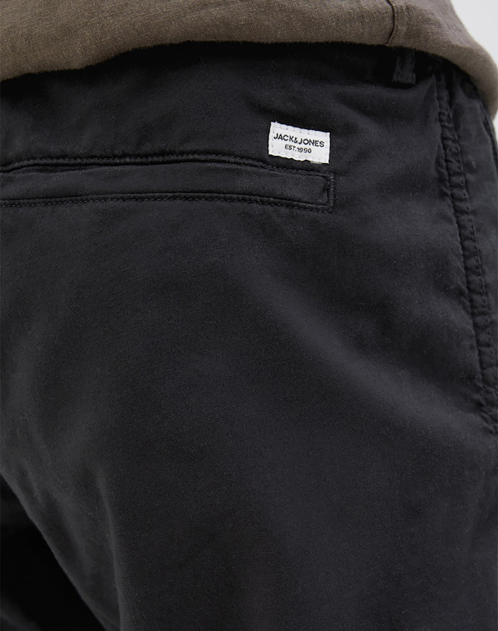 Jack Jones Jpstkane Hybrid Bondi Jogger Sn 12274977-Black Black ανδρικά ρούχα παντελόνια Chinos Politikos Shop Πολιτικός