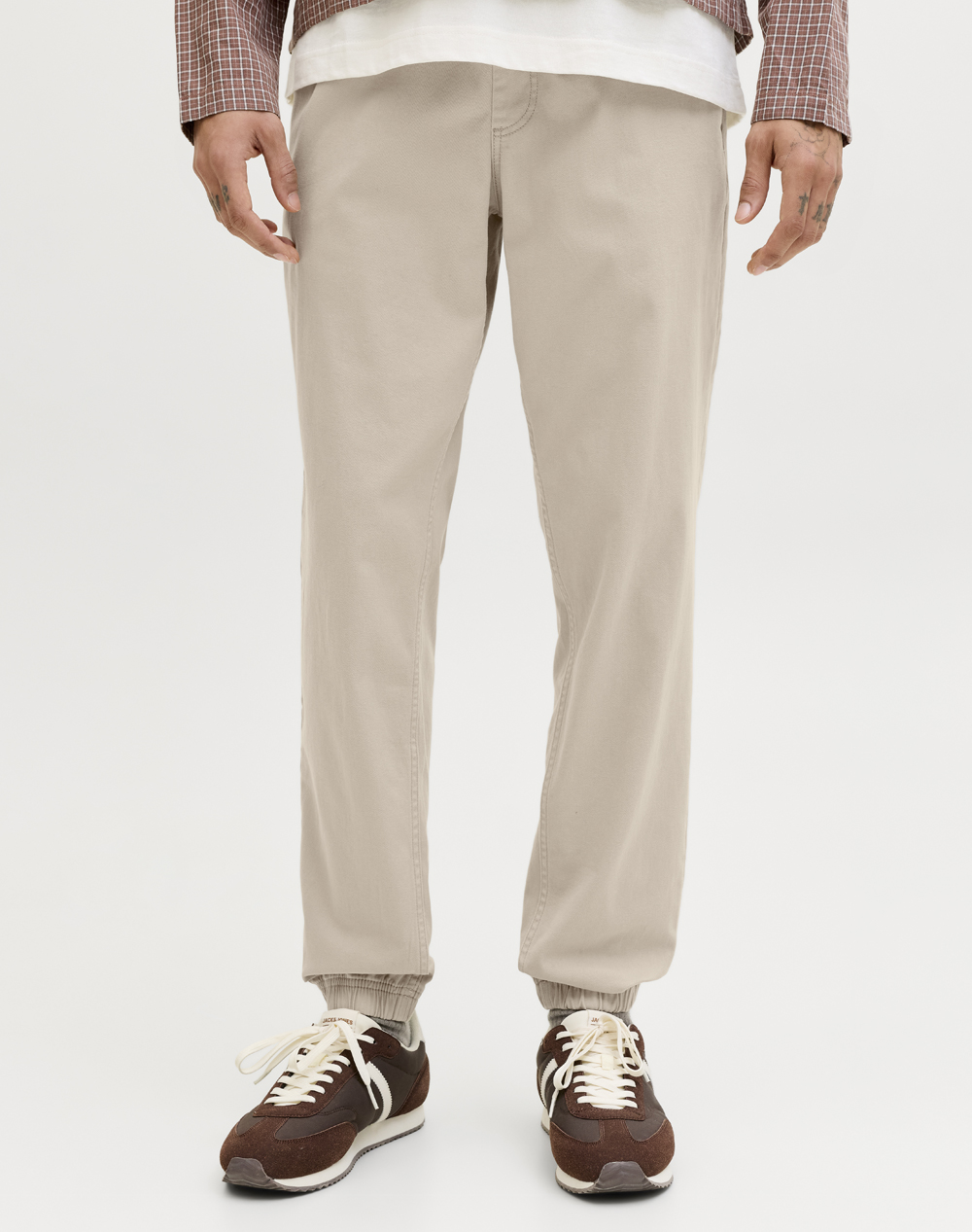 JACK&JONES JPSTGORDON DYLAN JOGGER 12288471-String Cream