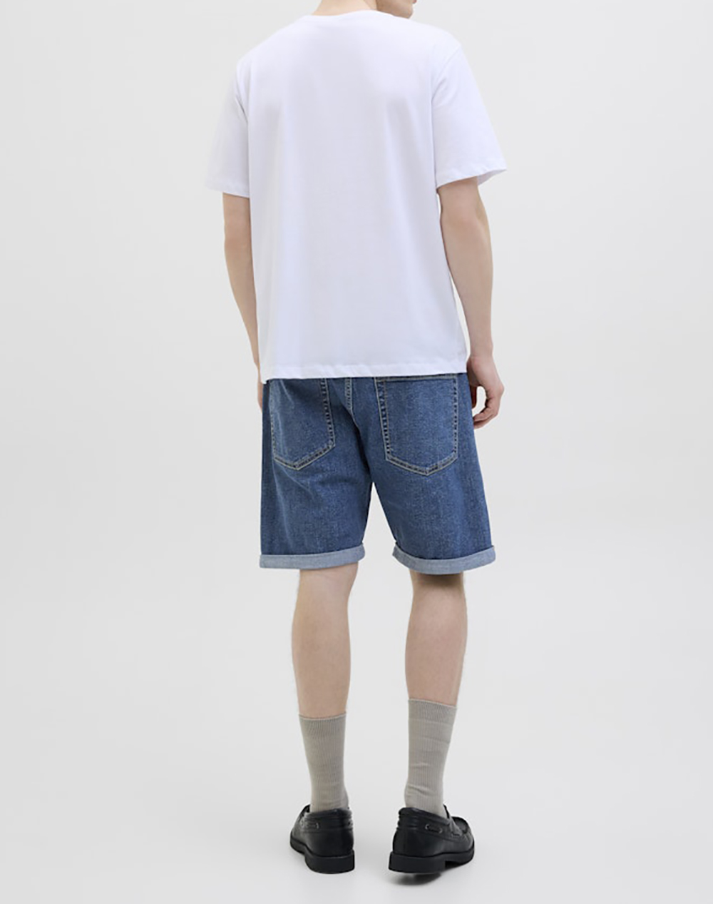 JACK & JONES JREBJOE JJCRAFT SHORTS AKM 760 12270463-BLUE DENIM DenimBlue φωτογραφία