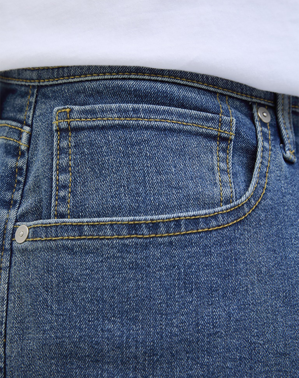 JACK & JONES JREBJOE JJCRAFT SHORTS AKM 760 12270463-BLUE DENIM DenimBlue φωτογραφία