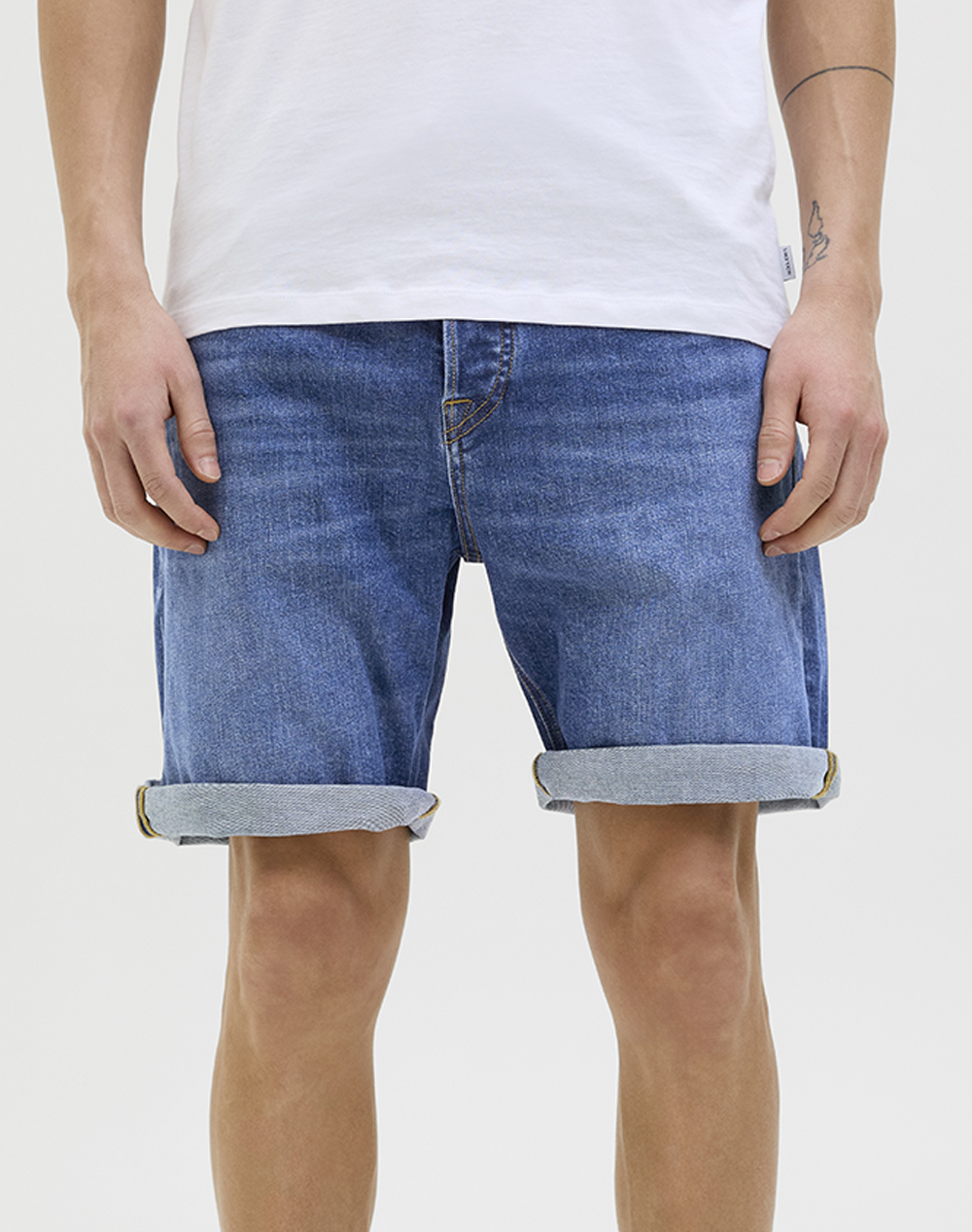 JACK&JONES JJIRICK JJORIGINAL SHORTS AM 360 SN 12269612-Blue DenimAM 365 DenimBlue