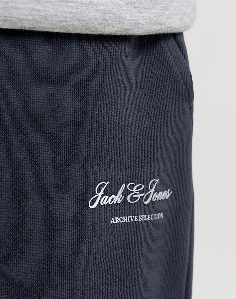 Jack Jones Jpstgordon Archive Sweat Shorts Mid Sn 12288638-Sky Captain Darkblue ανδρικά αθλητικά ρούχα Σορτς Βερμουδα Politikos Shop Πολιτικός