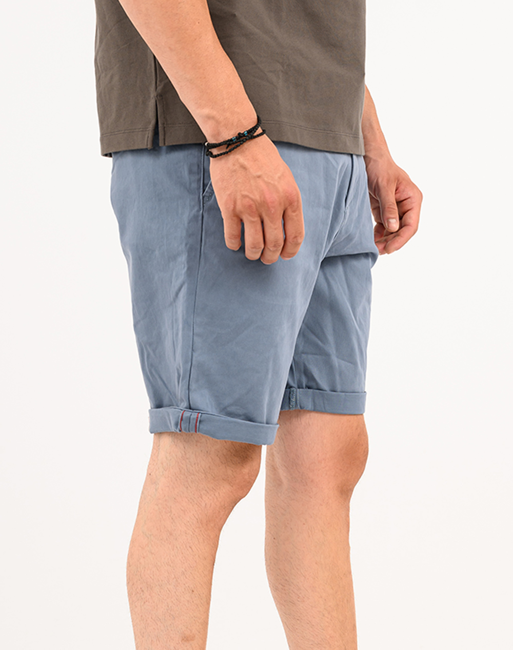 Jack Jones Jpstbowie Shorts Solid Reg Sn 12165604-Blue Mirage Blue ανδρικά ρούχα Σορτς Βερμουδες Chinos Politikos Shop Πολιτικός