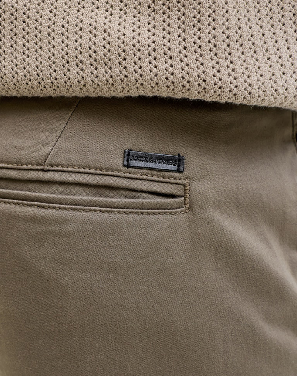 Jack Jones Jpstbowie Shorts Solid Reg Sn 12165604-Falcon Camel ανδρικά ρούχα Σορτς Βερμουδες Chinos Politikos Shop Πολιτικός