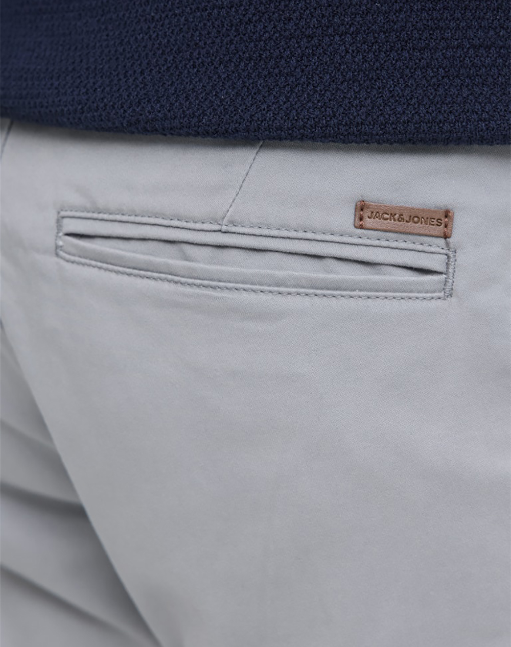 Jack Jones Jpstbowie Shorts Solid Reg Sn 12165604-Ultimate Grey Gray ανδρικά ρούχα Σορτς Βερμουδες Chinos Politikos Shop Πολιτικός