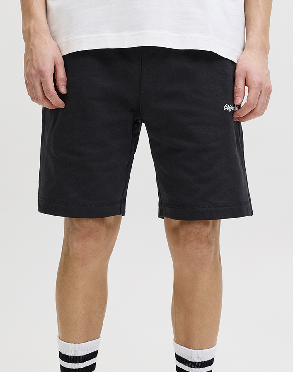 JACK&JONES JPSTKARL NORREBRO SWEAT SHORTS REG SN 12292565-BLACK Black