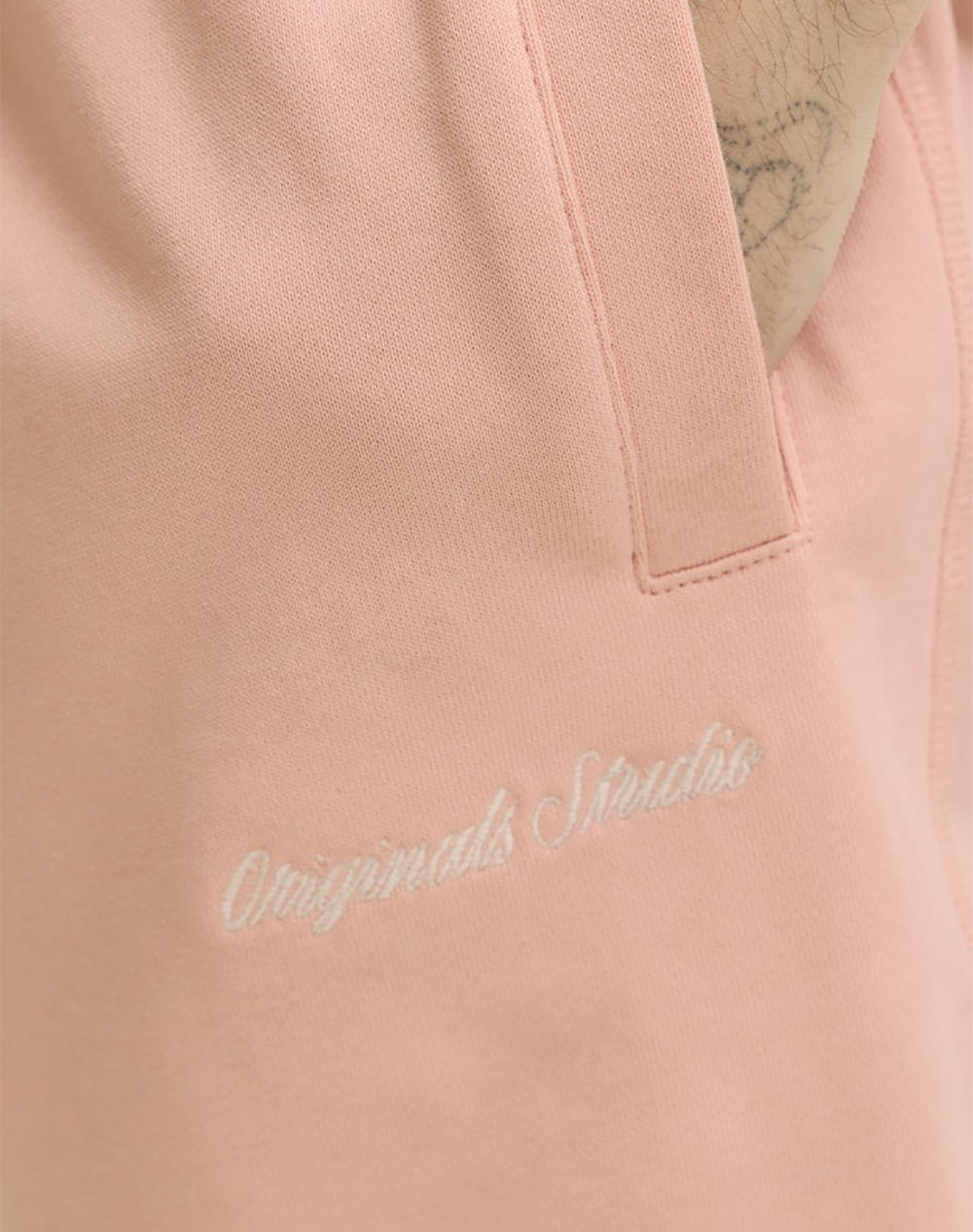Jack Jones Jpstkarl Norrebro Sweat Shorts Reg Sn 12292565-Peach Melba Lightcoral ανδρικά αθλητικά ρούχα Σορτς Βερμουδα Politikos Shop Πολιτικός