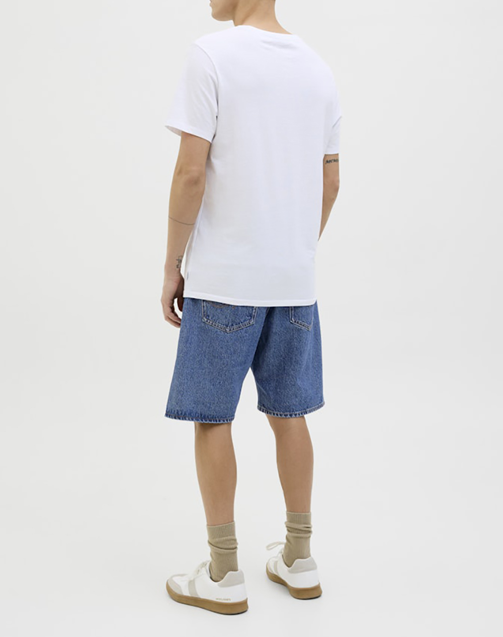 JACK&JONES JJIALEX JJCLASSIC SHORTS AM 300 SN 12269532-Blue DenimSBD 301 DenimBlue φωτογραφία