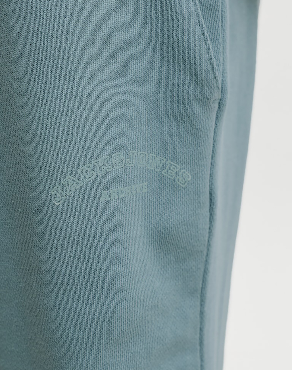 Jack Jones Jpstgordon College Sweat Shorts Mid 12289726-Mineral Blue Aqua ανδρικά αθλητικά ρούχα Σορτς Βερμουδα Politikos Shop Πολιτικός
