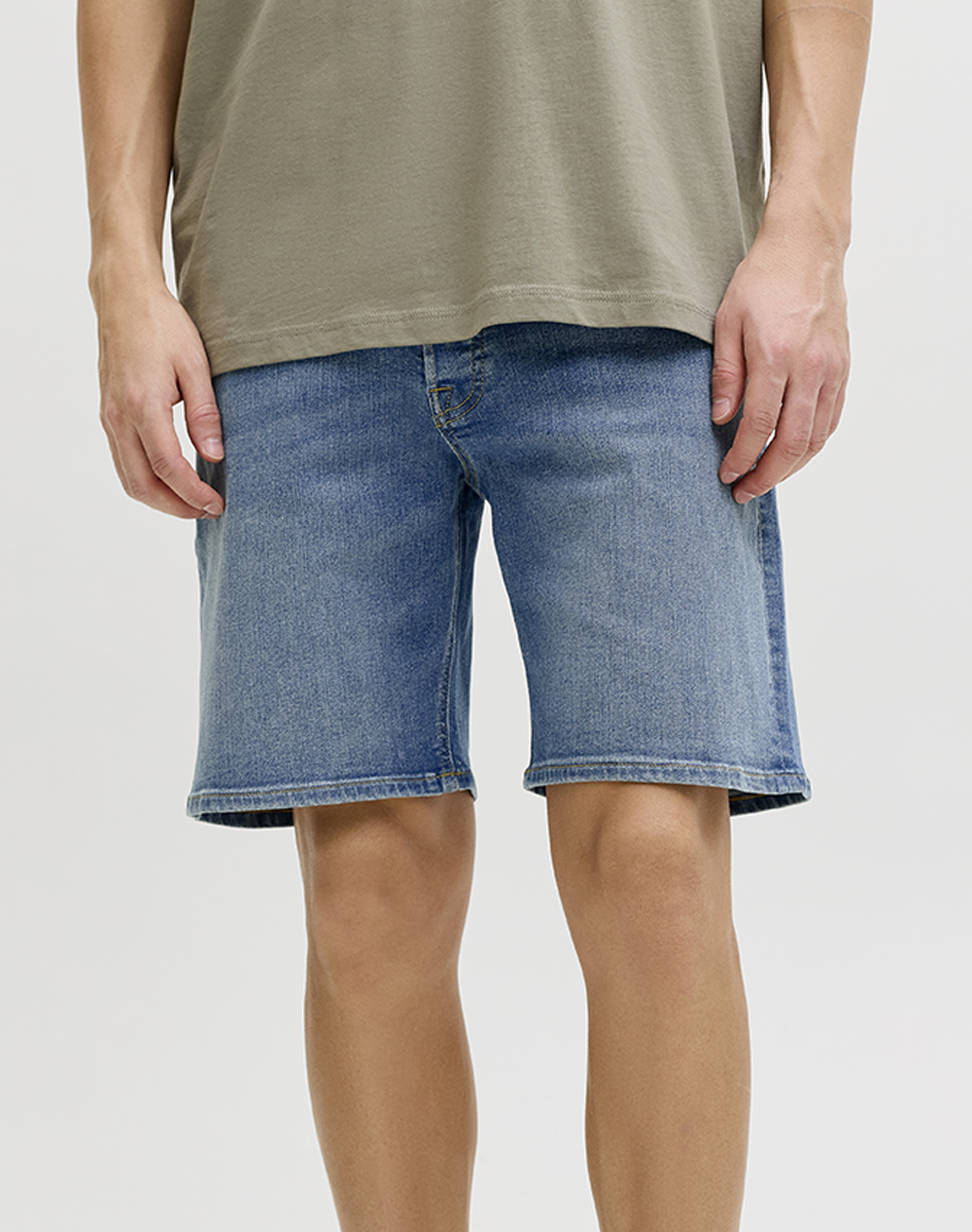 JACK&JONES JJIRICK JJORIGINAL SHORTS AT 999 12290839-BLUE DENIM DenimBlue