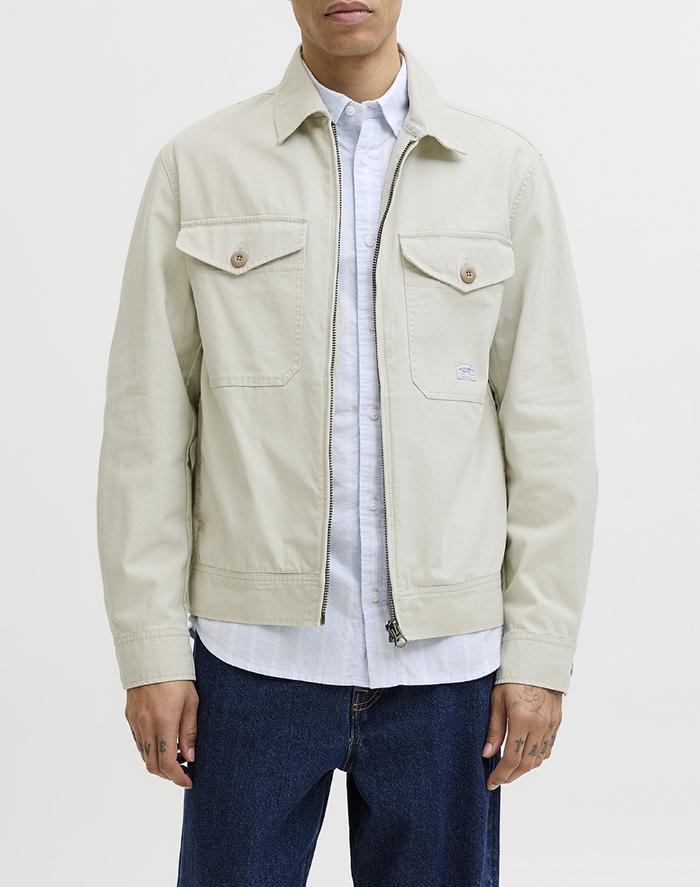 JACK&JONES JPRBLUJADEN JKT 12291882-Moonstruck Cream