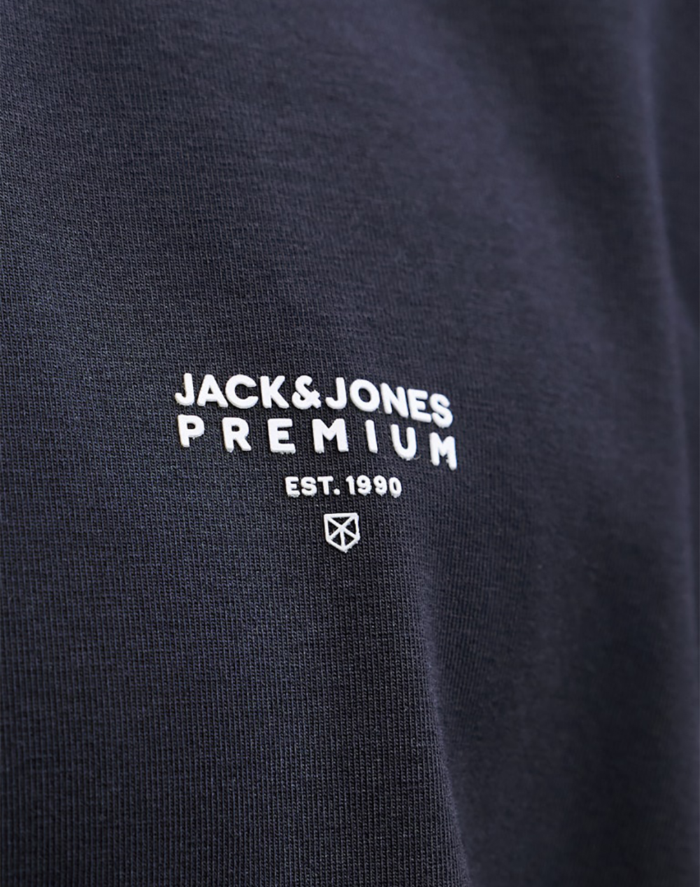 Jack Jones Jprblatyler Ss Tee 12292383-Night Sky Darkblue ανδρικά ρούχα μπλούζες T-Shirt Politikos Shop Πολιτικός
