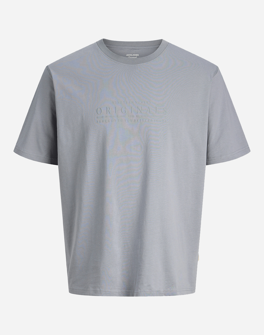 JACK&JONES JORCATSKILLS MINIMAL TEE CREW NECK LN 12290315-Tradewinds Gray