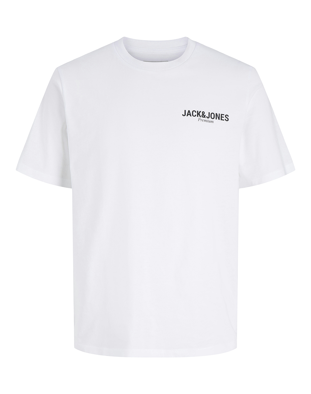 JACK&JONES JPRBLAOSCAR SS TEE FST 12302469-WHITE White