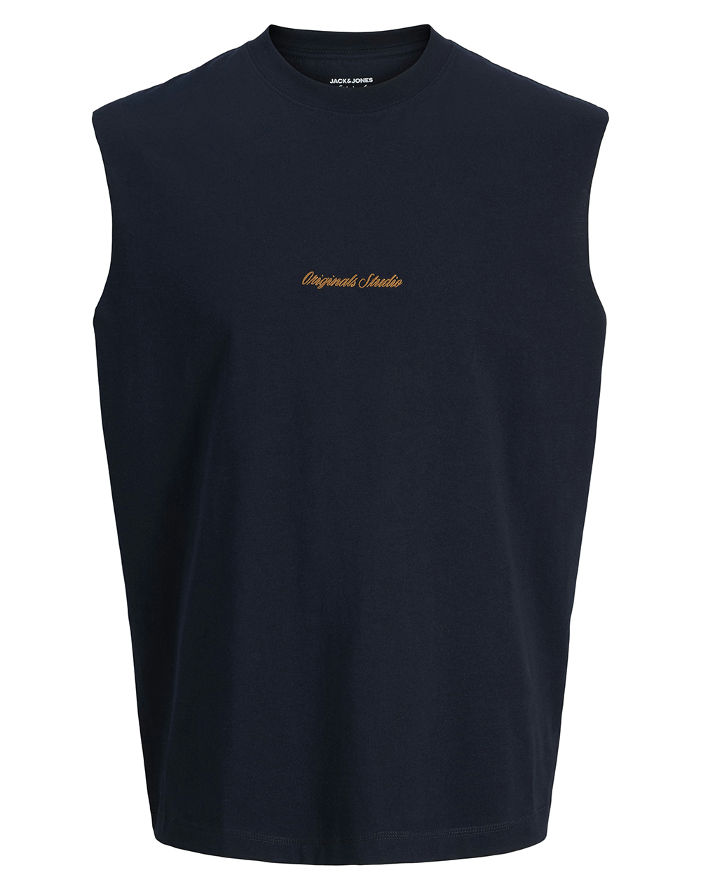 JACK&JONES JORNORREBRO EMB TEE SL CREW NECK LN 12292009-Sky Captain DarkBlue