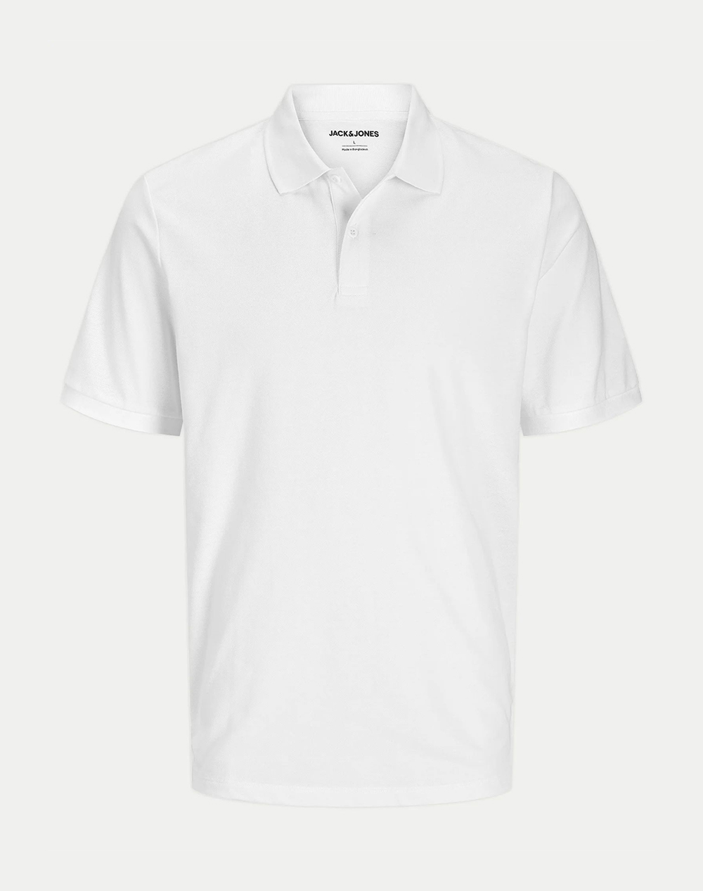 JACK&JONES JJKANE POLO SS 12270150-BRIGHT WHITE White