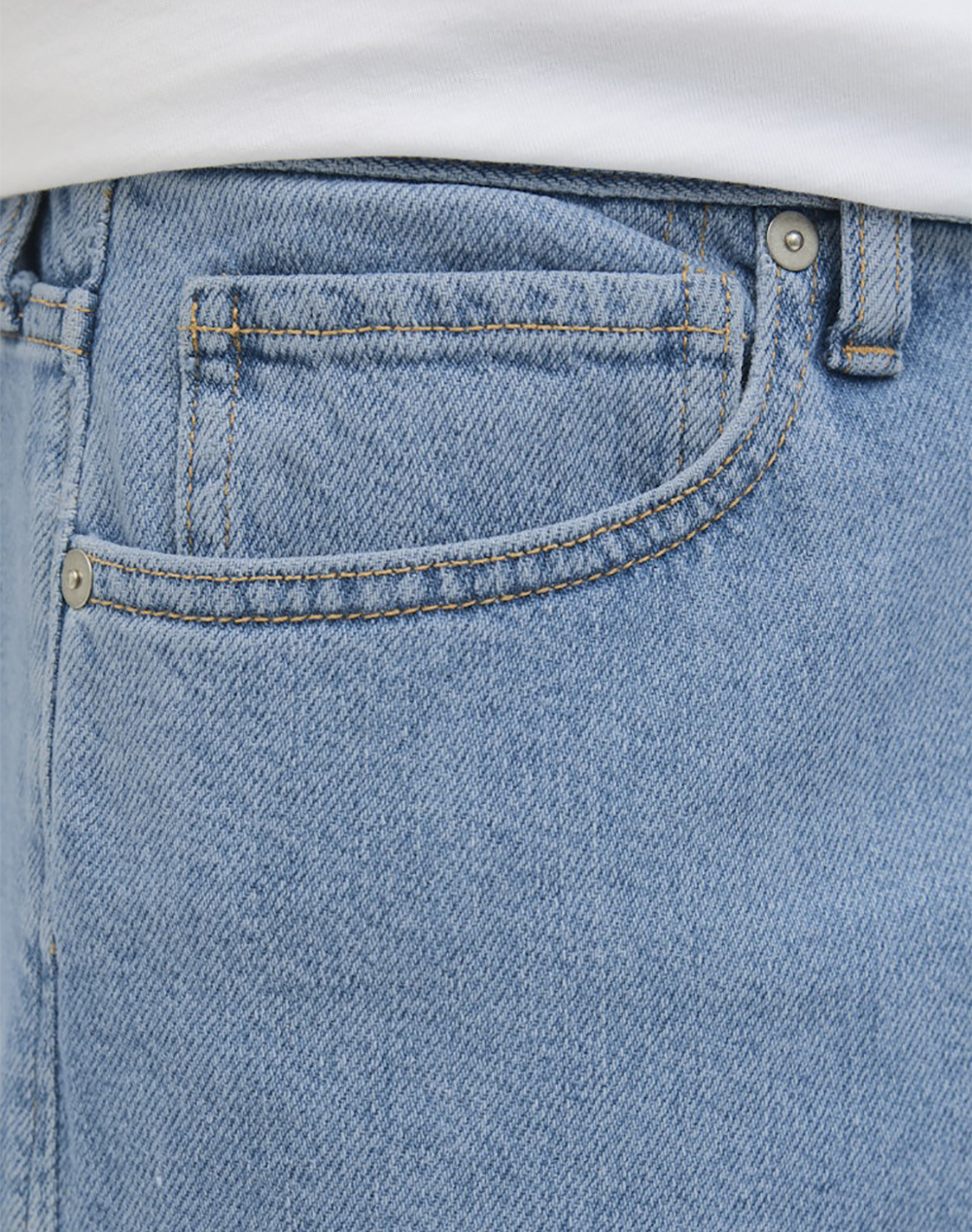 Jjrebel Jrebtaylor Jjcraft Shorts Akm 638 Sn 12270466-Blue Denim Denimlightblue ανδρικά ρούχα Σορτς Βερμουδες Jeans Politikos Shop Πολιτικός