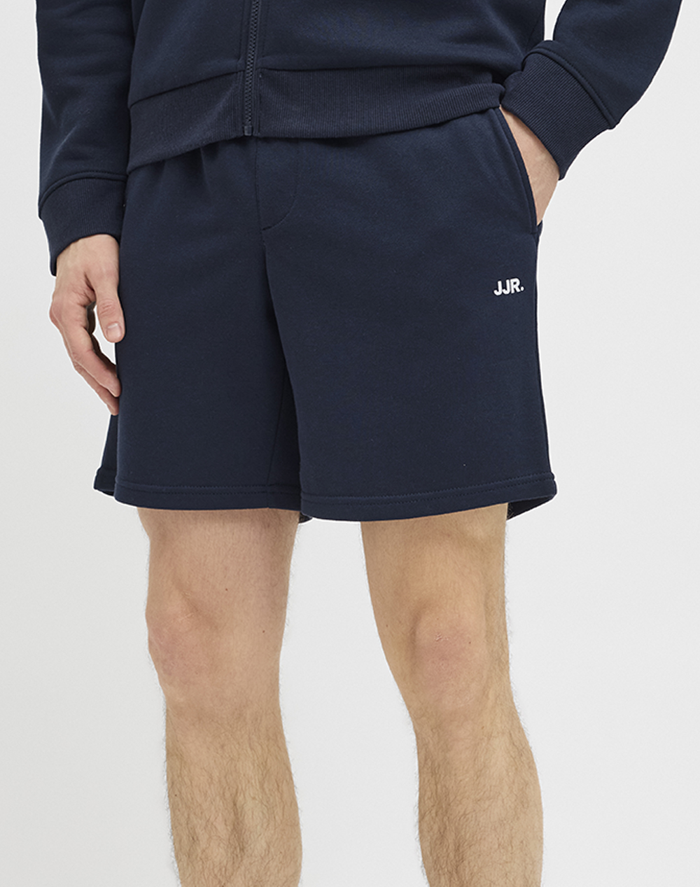 JJRE JREBGORM REG REBEL LOGO SWEAT SHORTS SN 12271107-Sky Captain DarkBlue