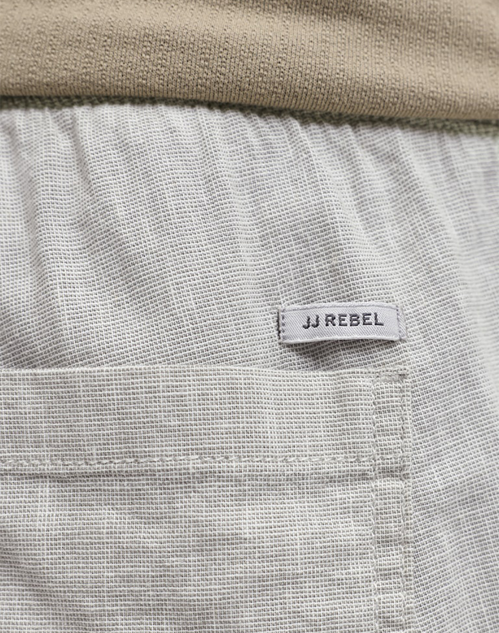 Jjrebel Jrebsunny Jogger Shorts Reg 12279660-Dusty Olivemelange Gray ανδρικά ρούχα Σορτς Βερμουδες Chinos Politikos Shop Πολιτικός