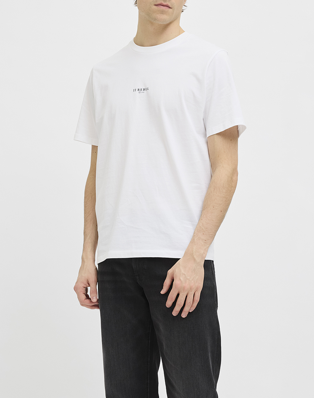 JJREBEL JREBRUBEN TEE SS CREW NECK 12270985-WHITE White