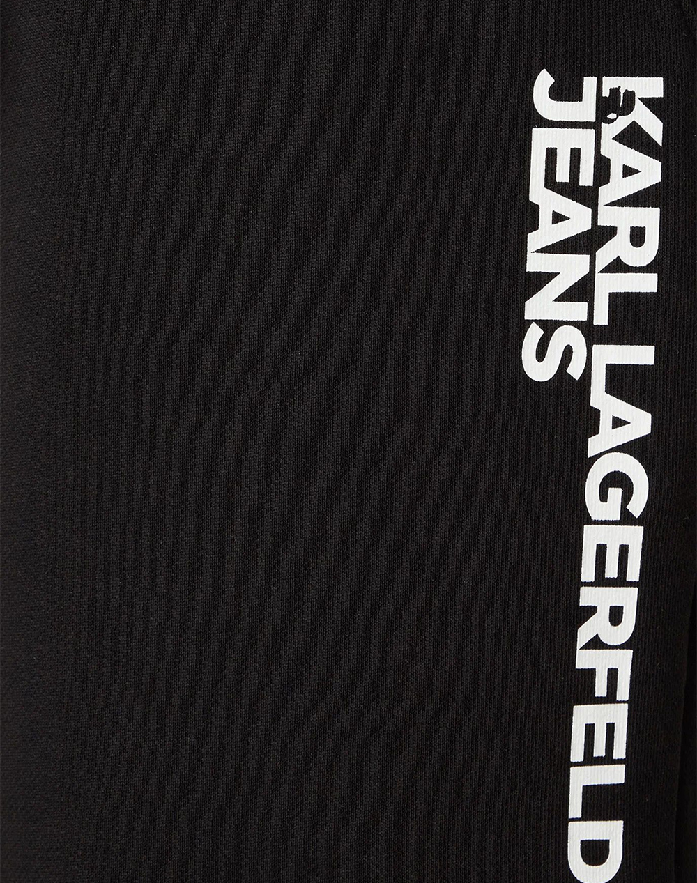 Karl Lagerfeld Jeans Klj Text Logo Sweatshort A2M10166-999 Black ανδρικά αθλητικά ρούχα Σορτς Βερμουδα Politikos Shop Πολιτικός