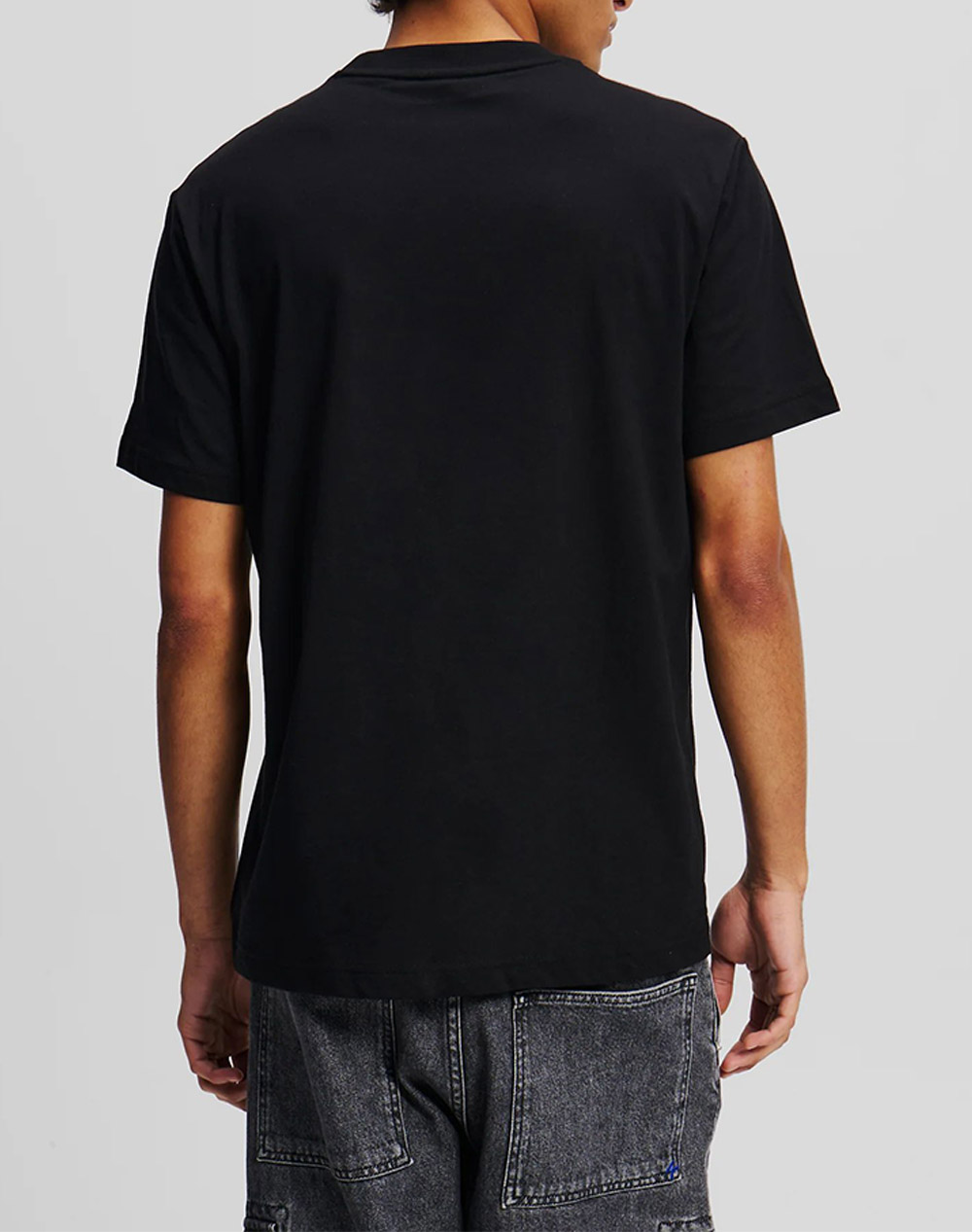 KARL LAGERFELD JEANS KLJ REG MONOGRAM TEE A2M17072-999 Black φωτογραφία