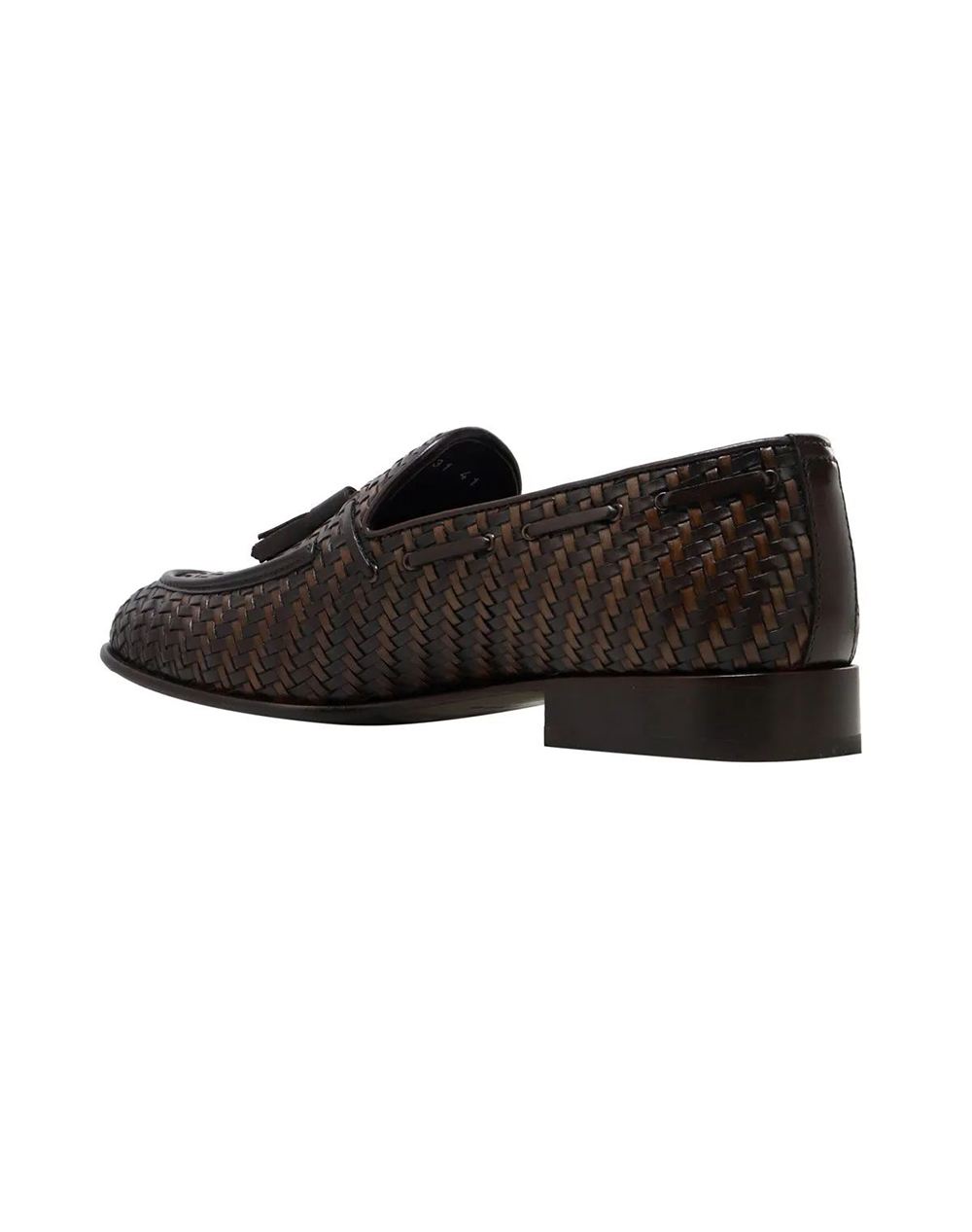 Kalogirou Ambra Wov Lea Μοκασινια Loafers Καλογηρου Lea-Brown Taba Darkbrown ανδρικά παπούτσια Politikos Shop Πολιτικός