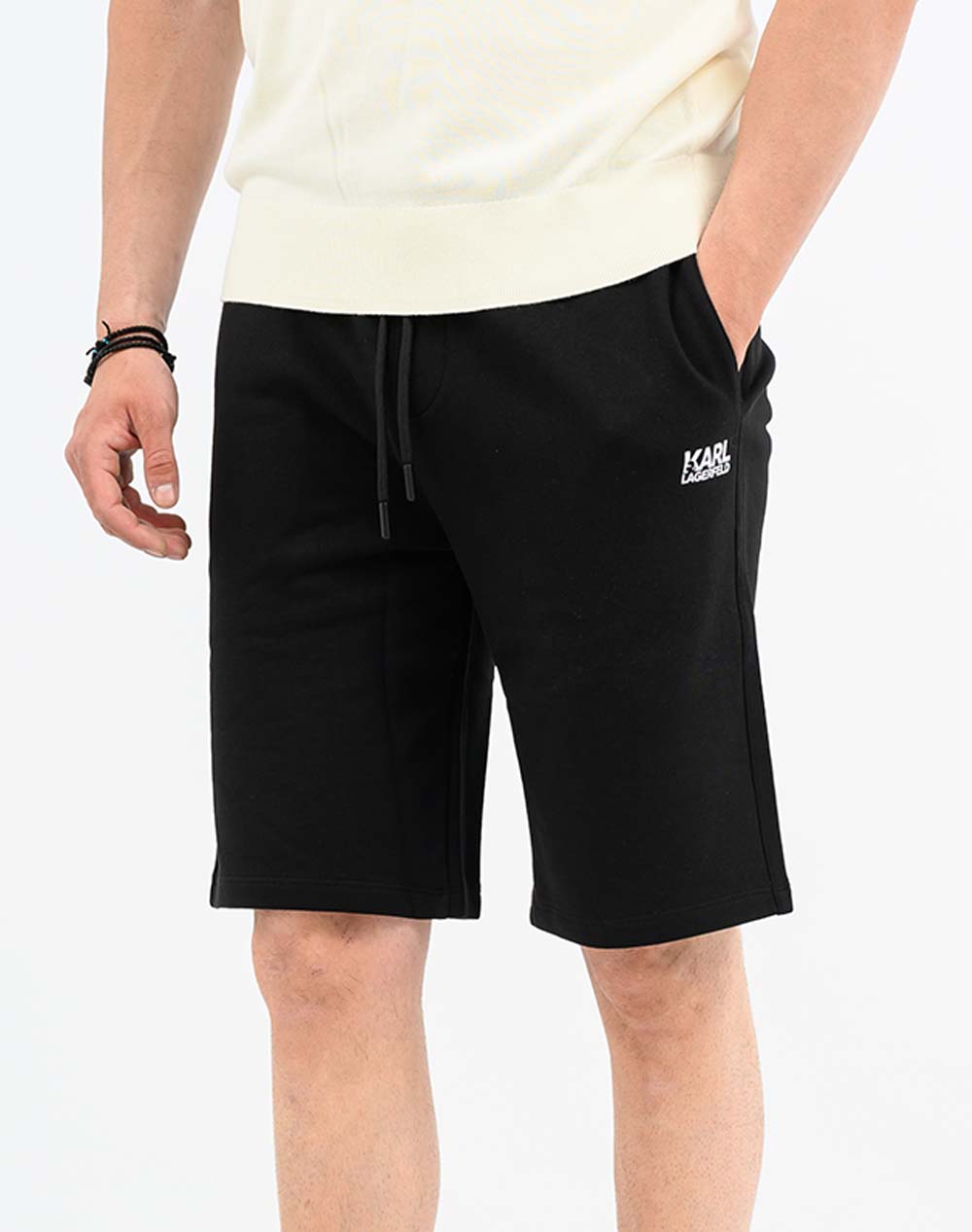 KARL LAGERFELD SWEAT SHORTS 705783-561917-990 Black