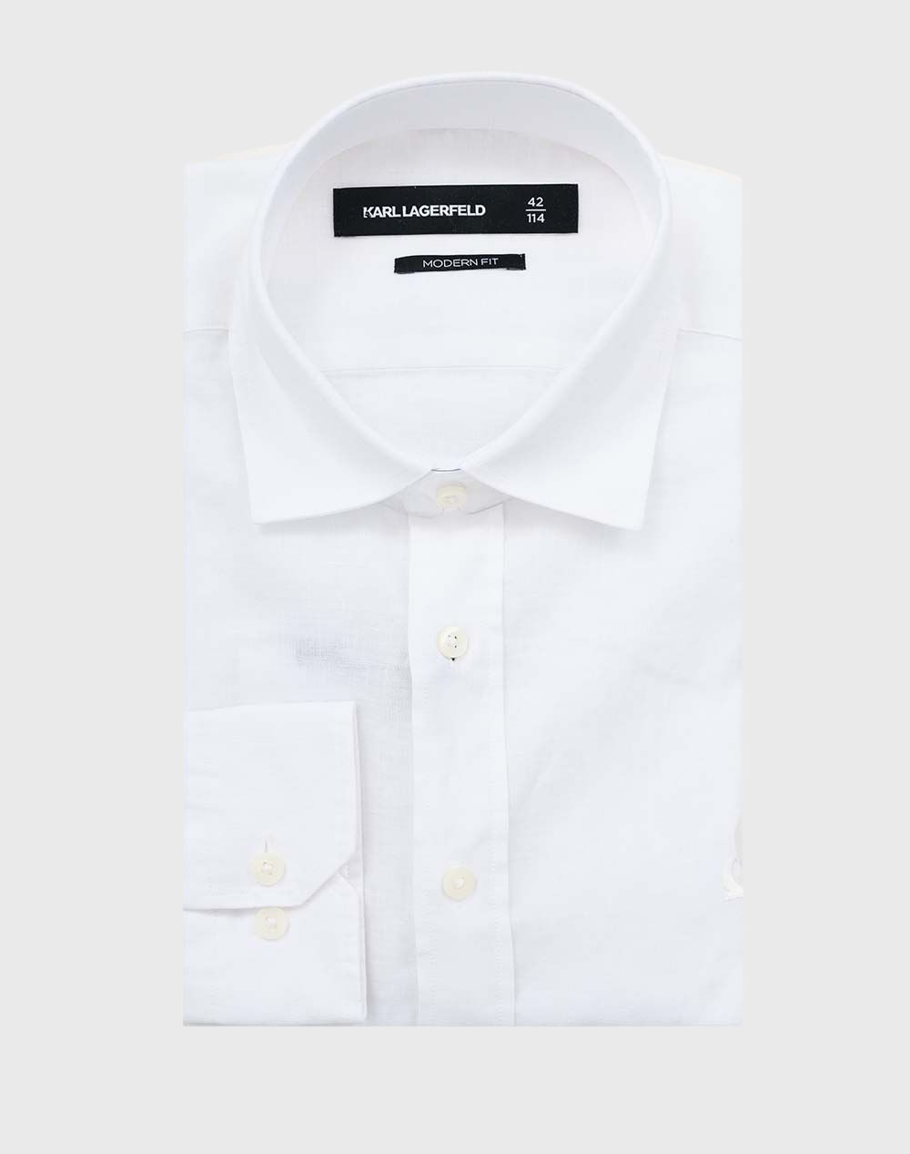 KARL LAGERFELD SHIRT MODERN FIT 605084-562791-10 White