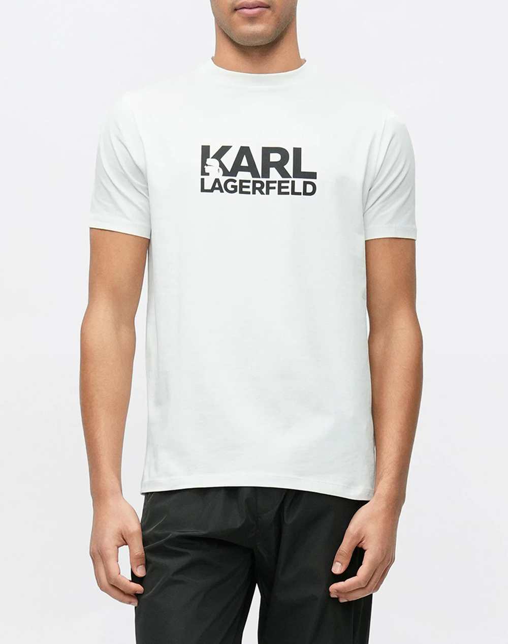 KARL LAGERFELD T-SHIRT CREWNECK 755780-561235-10 White