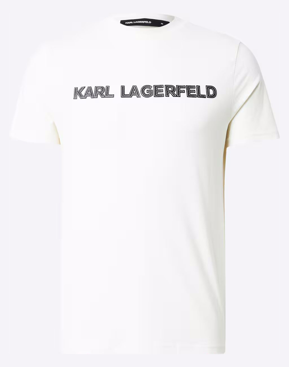 KARL LAGERFELD T-SHIRT CREWNECK 755076-561255-80 Ivory