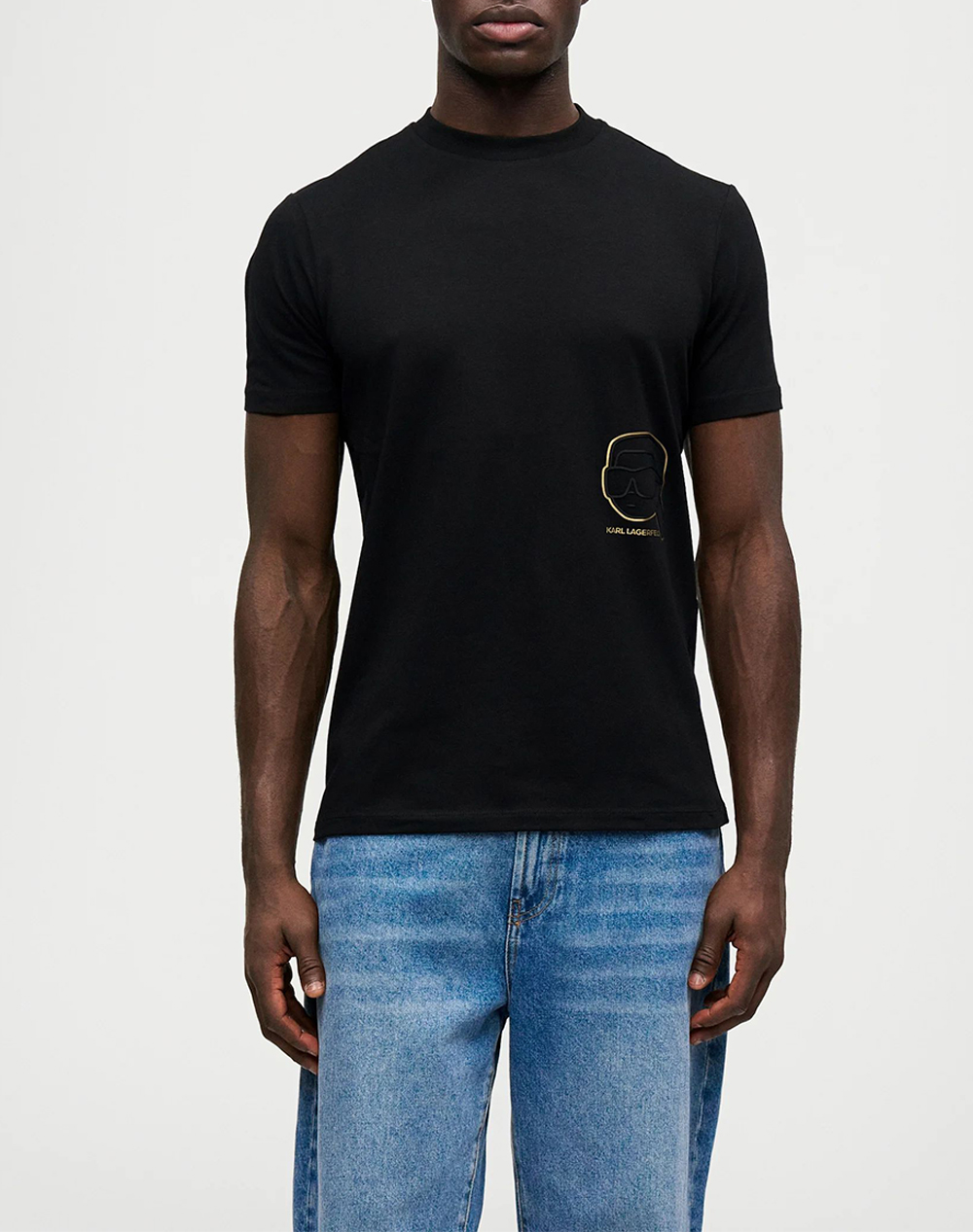 KARL LAGERFELD T-SHIRT CREWNECK 755035-561235-990 Black