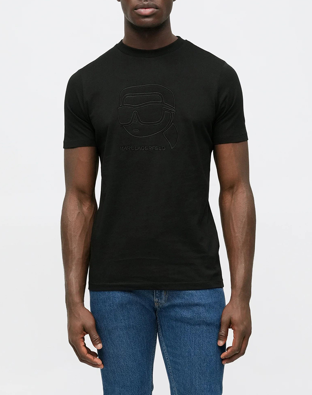 KARL LAGERFELD T-SHIRT CREWNECK 755052-561224-990 Black