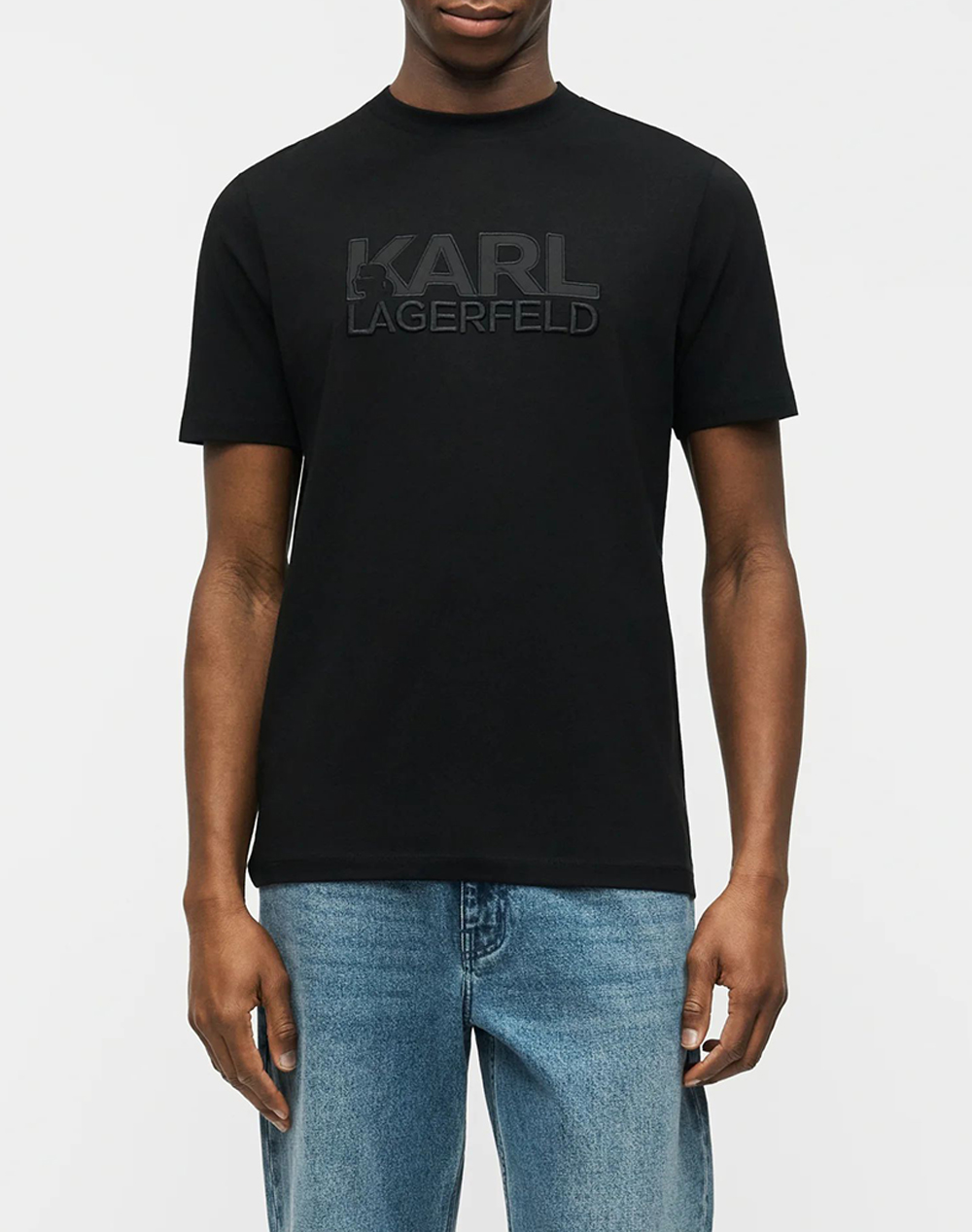 KARL LAGERFELD T-SHIRT CREWNECK 755035-562221-990 Black