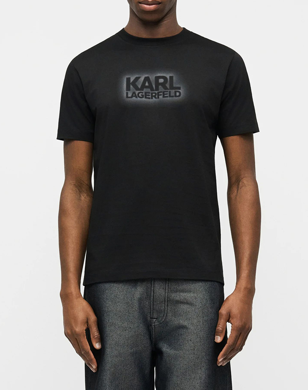 KARL LAGERFELD T-SHIRT CREWNECK 755060-562242-990 Black
